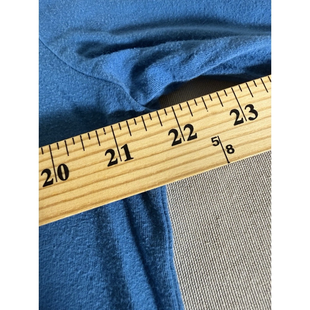 Under Armour Project Rock Shirt Adult Large Blue Get To Work Long Sleeve Mens - Picture 10 of 11